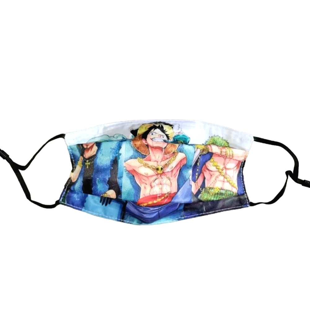 NEW Anime One Piece Face Mask 2.5PM 2 Filters! Manga Facewear Balaclava. Unisex